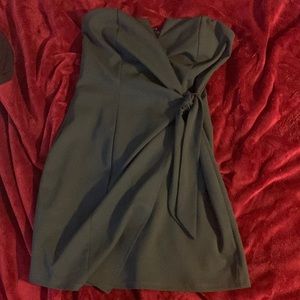 deep emerald green dress